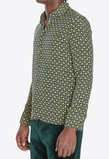 Gucci Silk Monogram Shirt Green 847034-ZAT4Z-3061