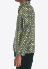 Gucci Silk Monogram Shirt Green 847034-ZAT4Z-3061