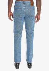 Chez Logo Denim Pants