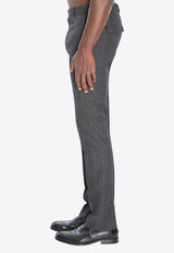 Gucci Wool Mouliné Pants Gray 850333-Z7AXC-1016