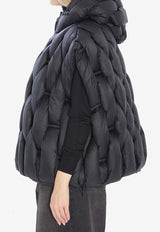 RAXXY Woven Padded Zip-Up Vest Black CRV004--14