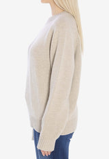 Lisa Yang Anine Crewneck Sweater Beige 2025321--SA