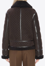 Gucci Monogram Zip-Up Jacket Brown 835526-XSAGB-2037