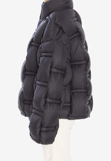RAXXY Oversized Quilted Down Jacket Black CRDJ082--02