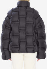 RAXXY Oversized Quilted Down Jacket Black CRDJ082--02