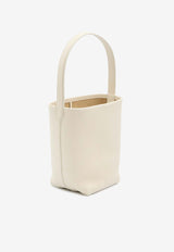 The Row Small Park N/S Park Shoulder Bag White W1314-L129-IVR