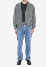 The Row Mats Cashmere Cardigan Gray 1024-Y960-GYM