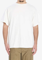 The Row Logo Crewneck T-shirt White 904-K526-OWH