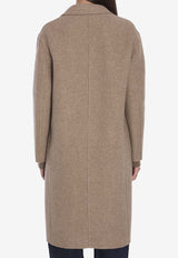 Fedra Open Cashmere Coat