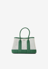 Neo Garden 23 in Ecru Vert Moyen H Viking and Negonda Leather Canvas with Palladium hardware