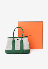 Neo Garden 23 in Ecru Vert Moyen H Viking and Negonda Leather Canvas with Palladium hardware