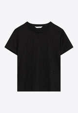 Max Mara Nerina Logo Crewneck T-shirt Black NERINACO/Q_MAXM-005