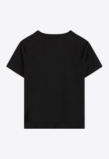 Max Mara Nerina Logo Crewneck T-shirt Black NERINACO/Q_MAXM-005