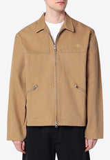 The North Face Zip-Up Canvas Jacket Brown NF0A8B72CO/Q_NORTH-1731