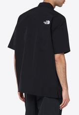 The North Face Logo Print Buttoned Shirt Black NF0A8BK1CO/Q_NORTH-JK31