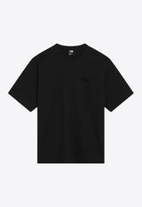 The North Face Dome Logo Embroidered T-shirt Black NF0A8C3PCO/Q_NORTH-JK31