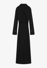 Sportmax Nias Maxi Shirt Dress Black NIASCO/Q_SPORM-003