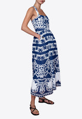 Borgo de Nor Mavaro Denim Midi Dress Multicolor NINET_BLUE MULTI
