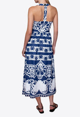 Borgo de Nor Mavaro Denim Midi Dress Multicolor NINET_BLUE MULTI