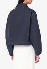 6397 Cropped Denim Jacket Blue NJ580CO/R_6397-INK