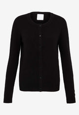 Paris Georgia Nonna Wool and Cashmere Cardigan Black NONCRD001-BLK_BLACK
