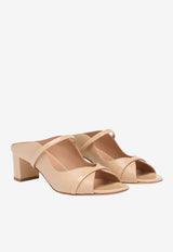 Malone Souliers Norah 45 Nappa Leather Mules Beige NORAH 45-1 BUFF/BUFF