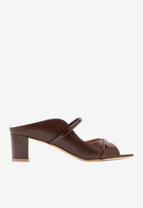 Malone Souliers Norah 45 Nappa Leather Mules Brown NORAH 45-2 TOBACCO/TOBACCO