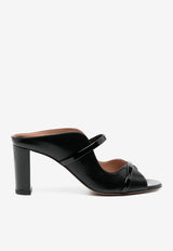 Malone Souliers Norah 70 Leather Sandals NORAH 70-103 BLACK/BLACK