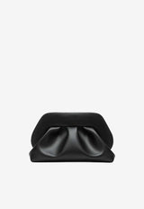 Themoirè Tia Vegan Leather Clutch Bag Black NS1WTMBM0OOVF/S_THEMO-0303A