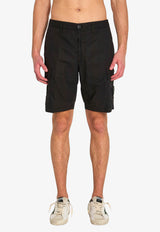 Stone Island Logo Bermuda Shorts Black L1S15L100020-S0003-V0029