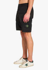 Stone Island Logo Bermuda Shorts Black L1S15L100020-S0003-V0029