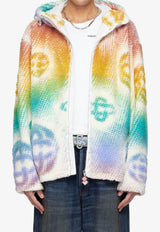 Halftone Monogram Fleece Jacket