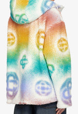 Halftone Monogram Fleece Jacket