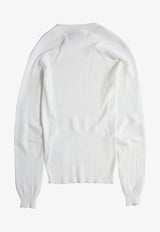 Logo-Embroidered Crewneck Sweater