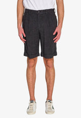 Barena Venezia Scandola Bermuda Shorts Gray PAU5452-4160-580