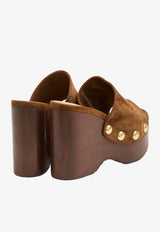 Gianvito Rossi Ardèa 110 Platform Wedge Sandals Brown G10201-60LEG-TEXAS
