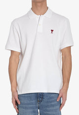AMI PARIS Ami De Coeur Polo T-shirt White BFUPL001-760-100