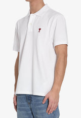 AMI PARIS Ami De Coeur Polo T-shirt White BFUPL001-760-100
