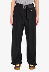 Loewe Tailored Wool Pants Black S359Y04XIG--1100