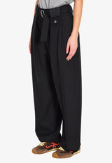 Loewe Tailored Wool Pants Black S359Y04XIG--1100