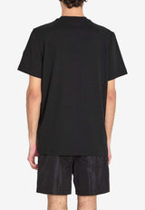 Moncler Logo Patch Cotton Jersey T-shirt Black L10918C00034-89B8U-999