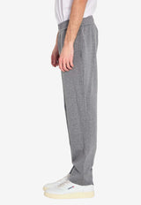 Moncler Logo Patch Track Pants Gray L10918H00007-89B5F-987
