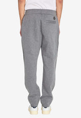 Moncler Logo Patch Track Pants Gray L10918H00007-89B5F-987