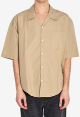 AMI PARIS Poplin Boxy Shirt Beige USH833-C00063-A036