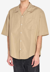 AMI PARIS Poplin Boxy Shirt Beige USH833-C00063-A036