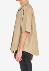 AMI PARIS Poplin Boxy Shirt Beige USH833-C00063-A036