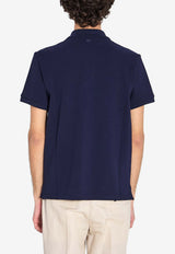 AMI PARIS Ami De Coeur Polo T-shirt Blue BFUPL001-760-430