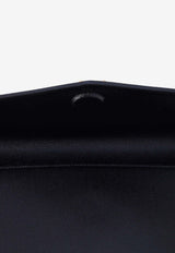 Saint Laurent Medium Uptown Clutch in Grained Leather Black 565739-1GF0J-1000