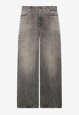 Golden Goose DB Vintage Melody Boyfriend Jeans Gray GWP02079-P002348-60100