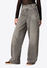 Golden Goose DB Vintage Melody Boyfriend Jeans Gray GWP02079-P002348-60100